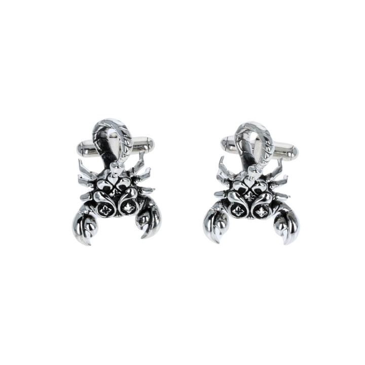 Scorpion Cufflinks on white background front