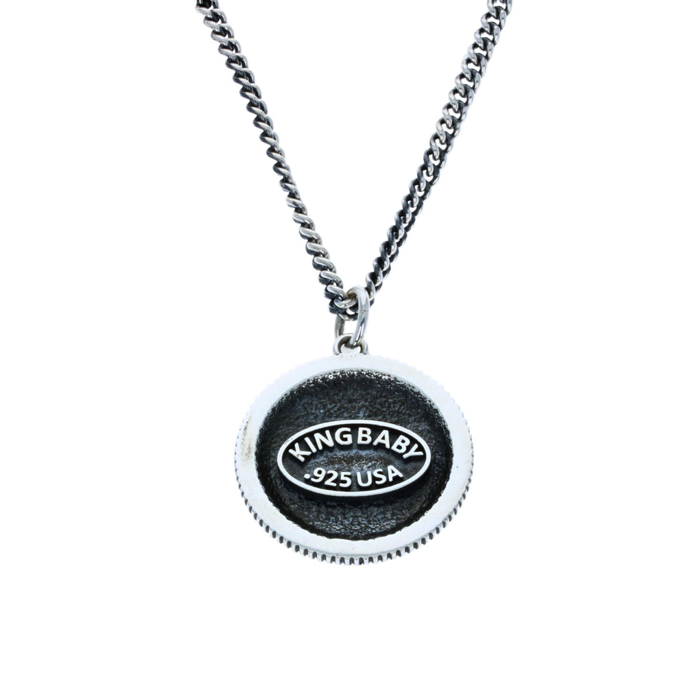 Bandit Pendant on white background back