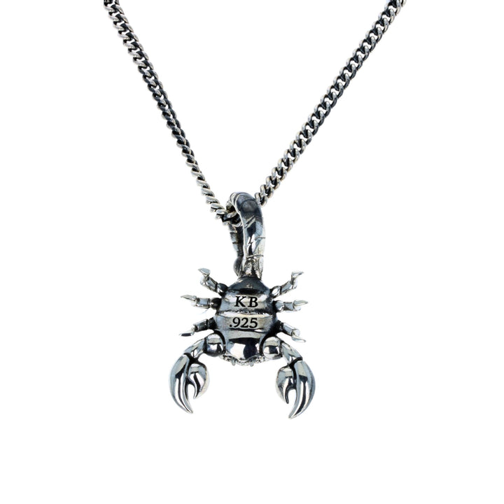 Scorpion Pendant on white background back