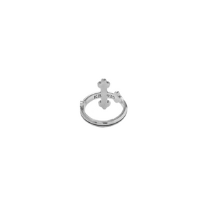 Traditional Cross Ring back view