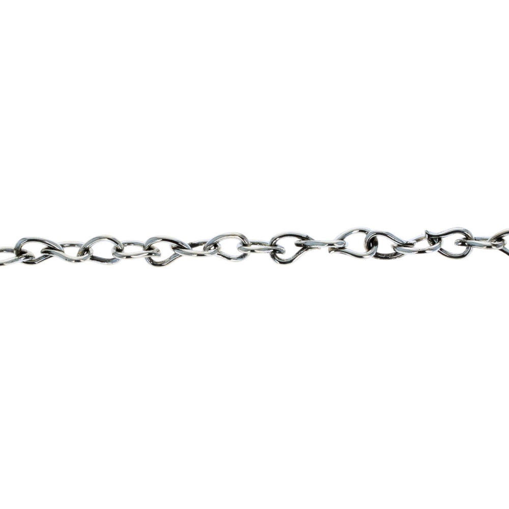 Small Paisley Link Bracelet on white background