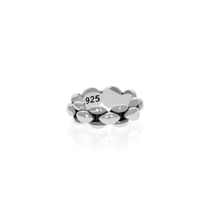 Photo of silver infinity link ring 