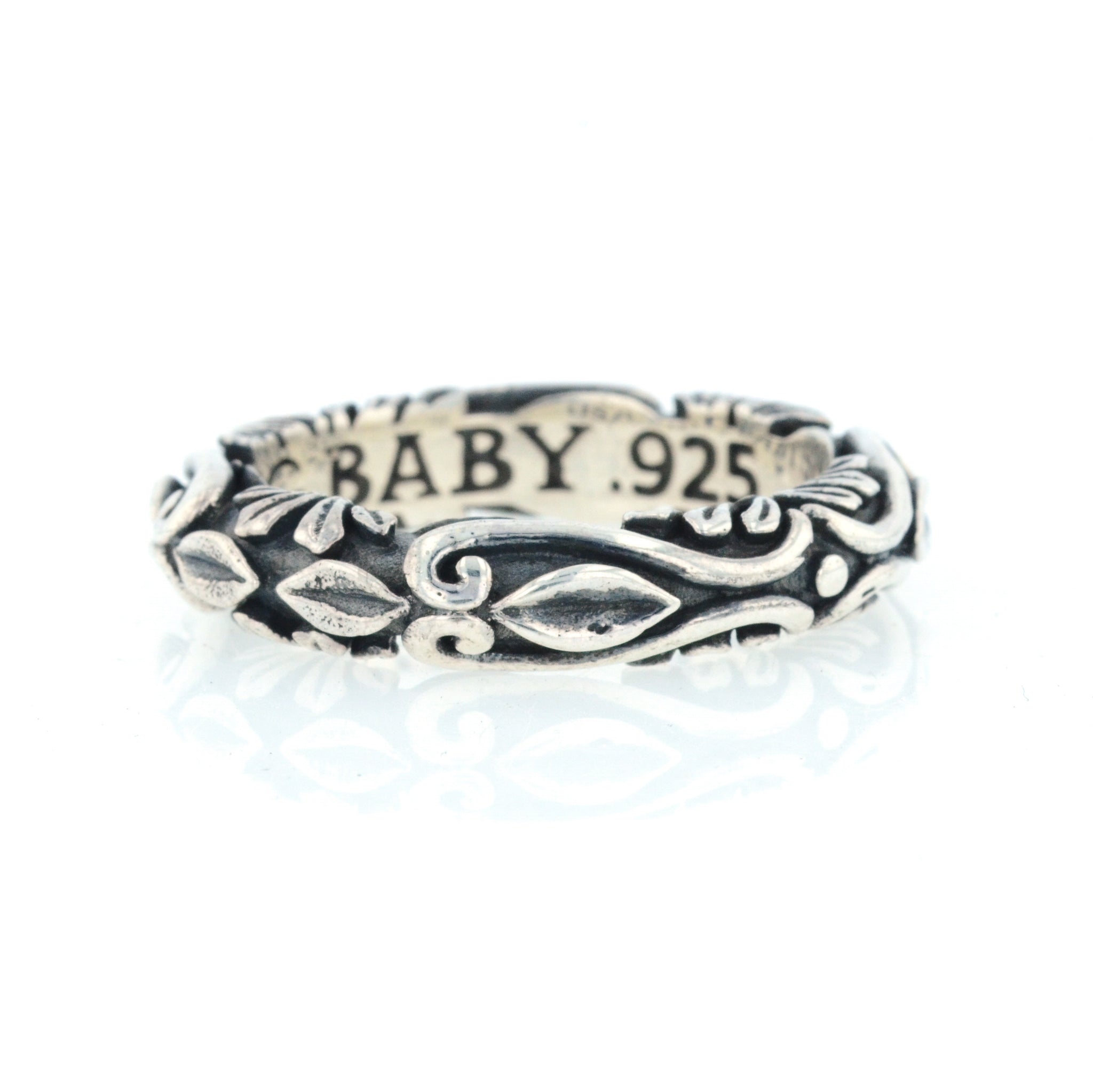 King Baby Fine Line Engraved Band