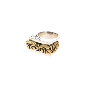 King Baby sterling silver ring