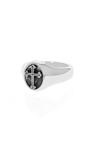 king baby traditional cross ring