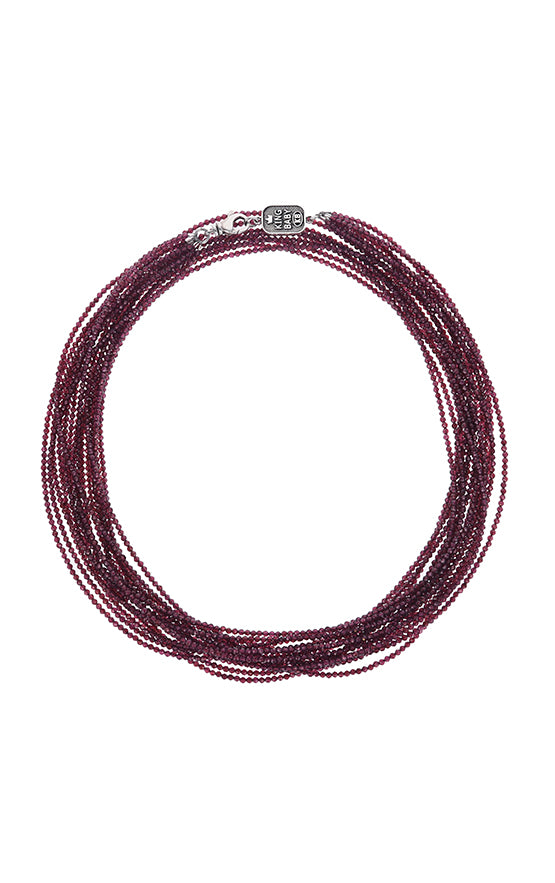 king baby womens garnet necklace