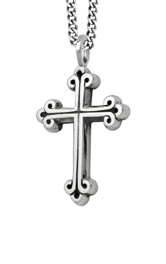 king baby traditional men's cross pendant
