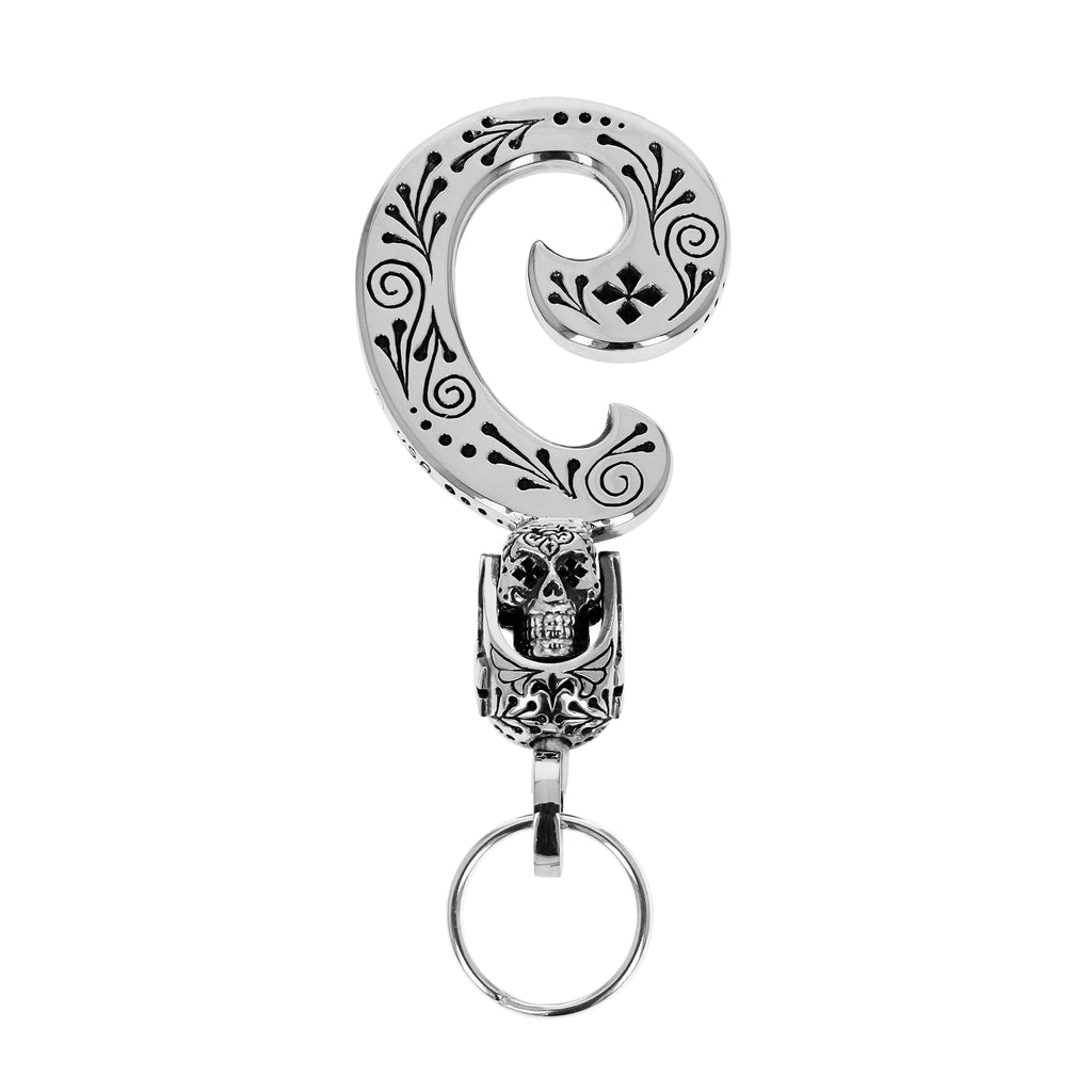 Day Of The Dead Skull Key Ring