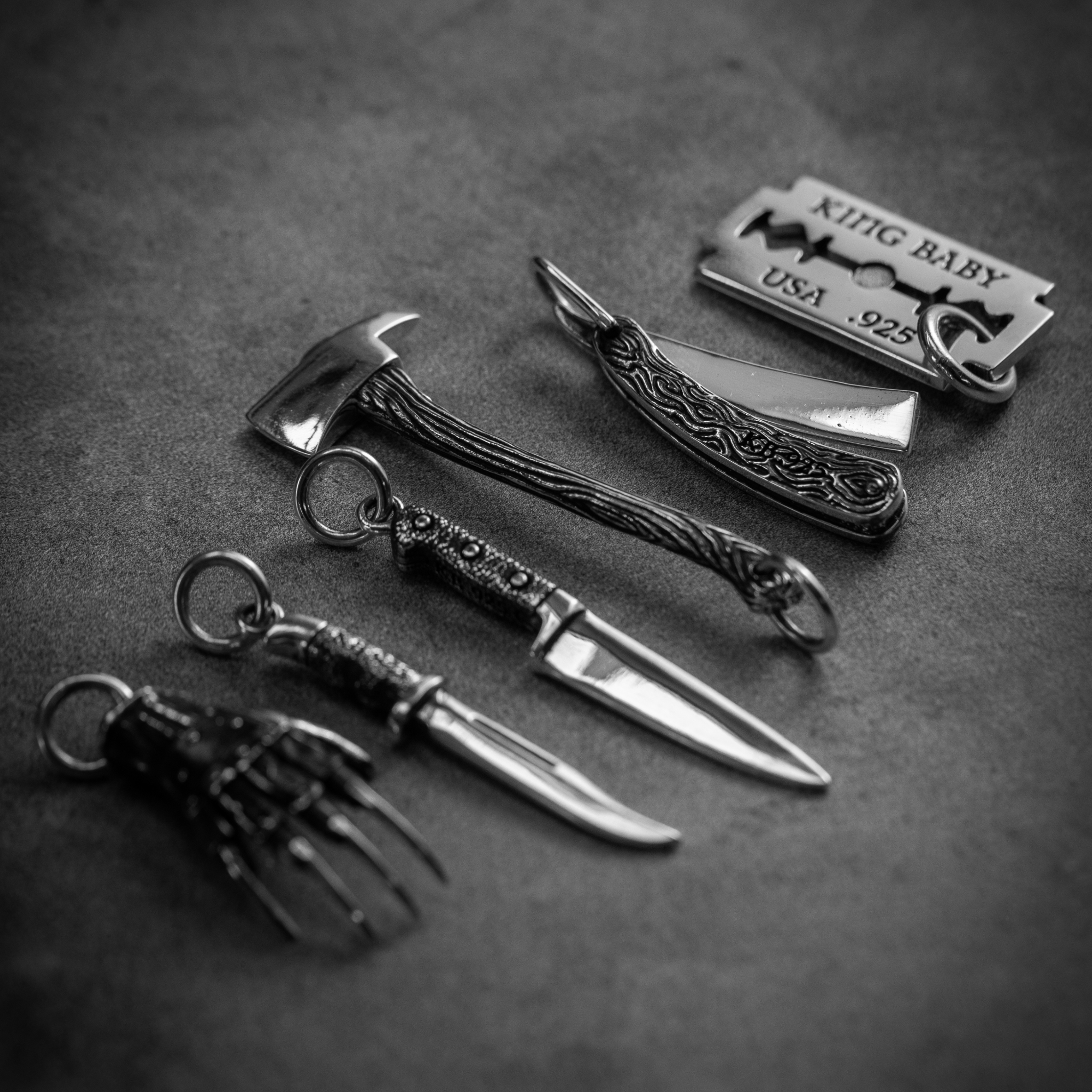Tools of horror pendant shot