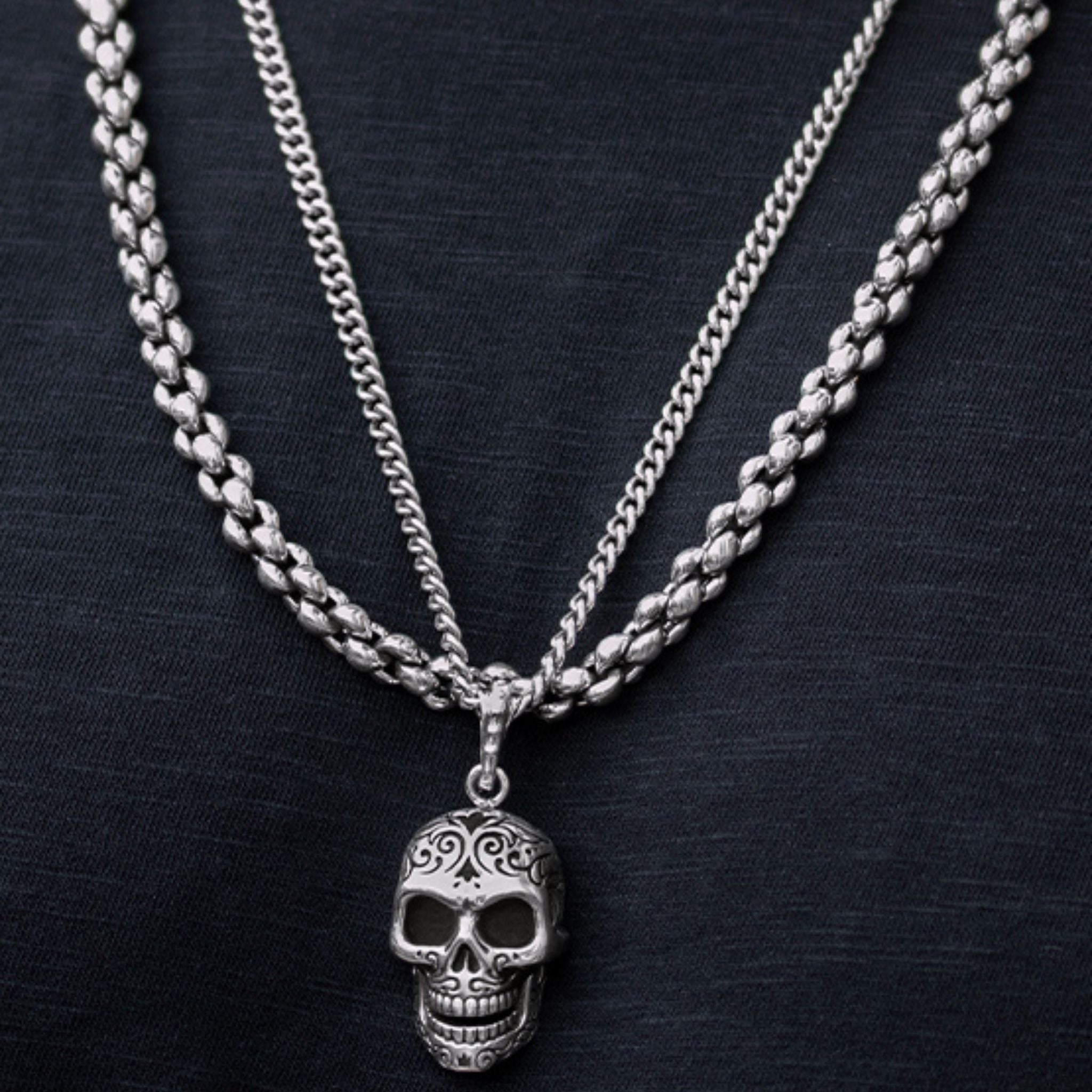 Sterling Silver Infinity Link Necklace – King Baby