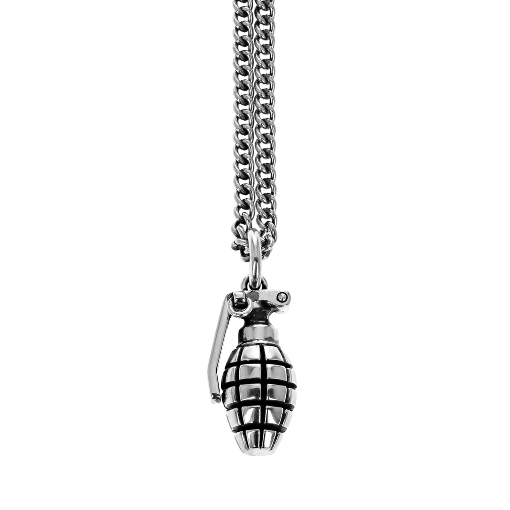 Product shot of Grenade Pendant