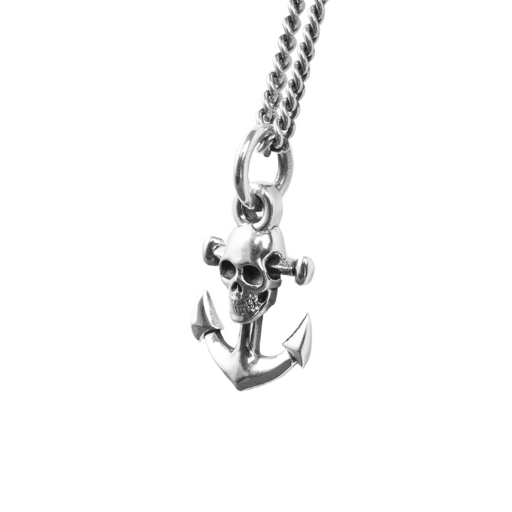 Anchor Skull Pendant