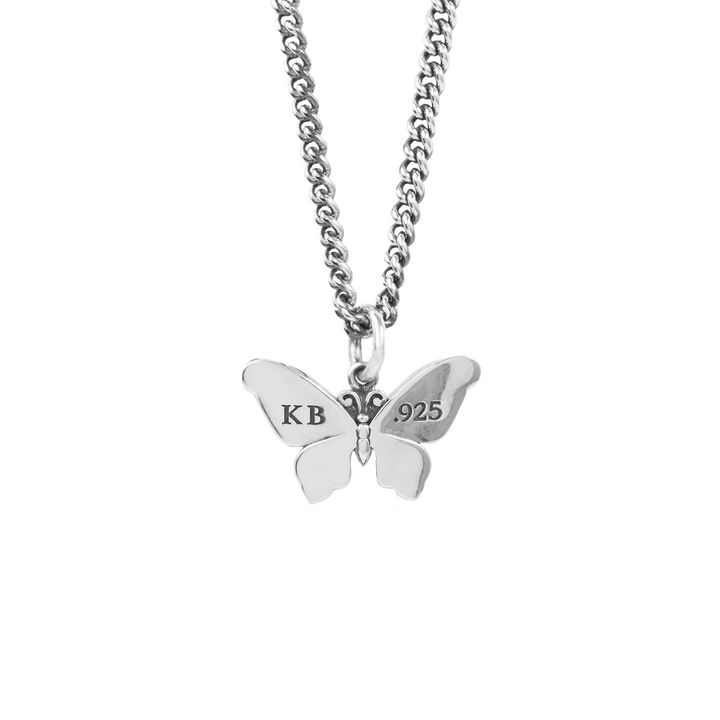 Butterfly Pendant on white background back view