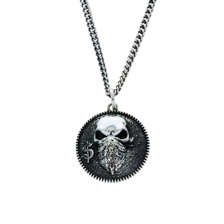 Bandit Pendant on white background front