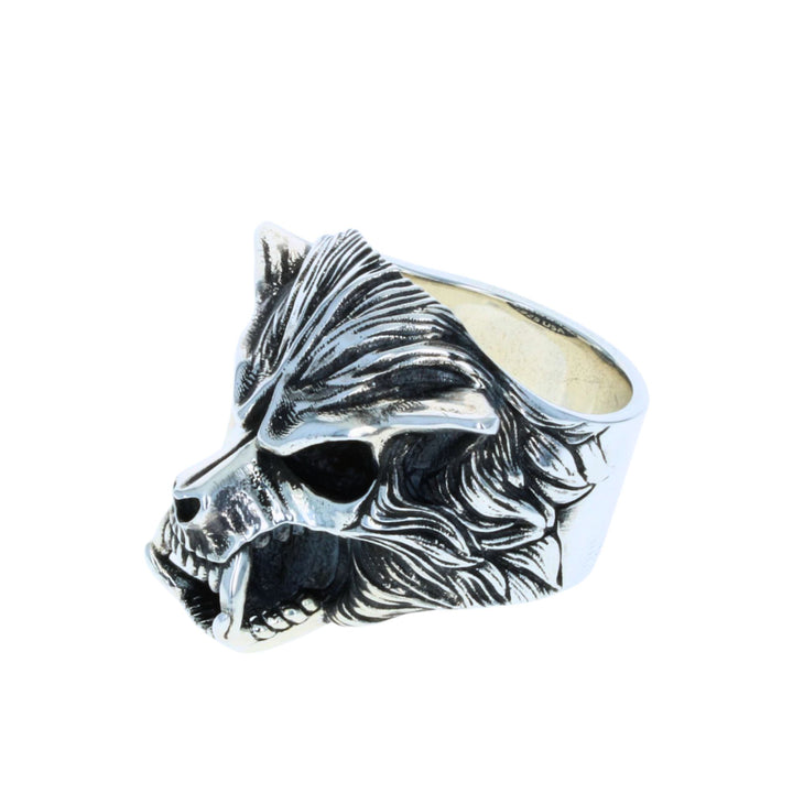 The Werewolf Skull Ring