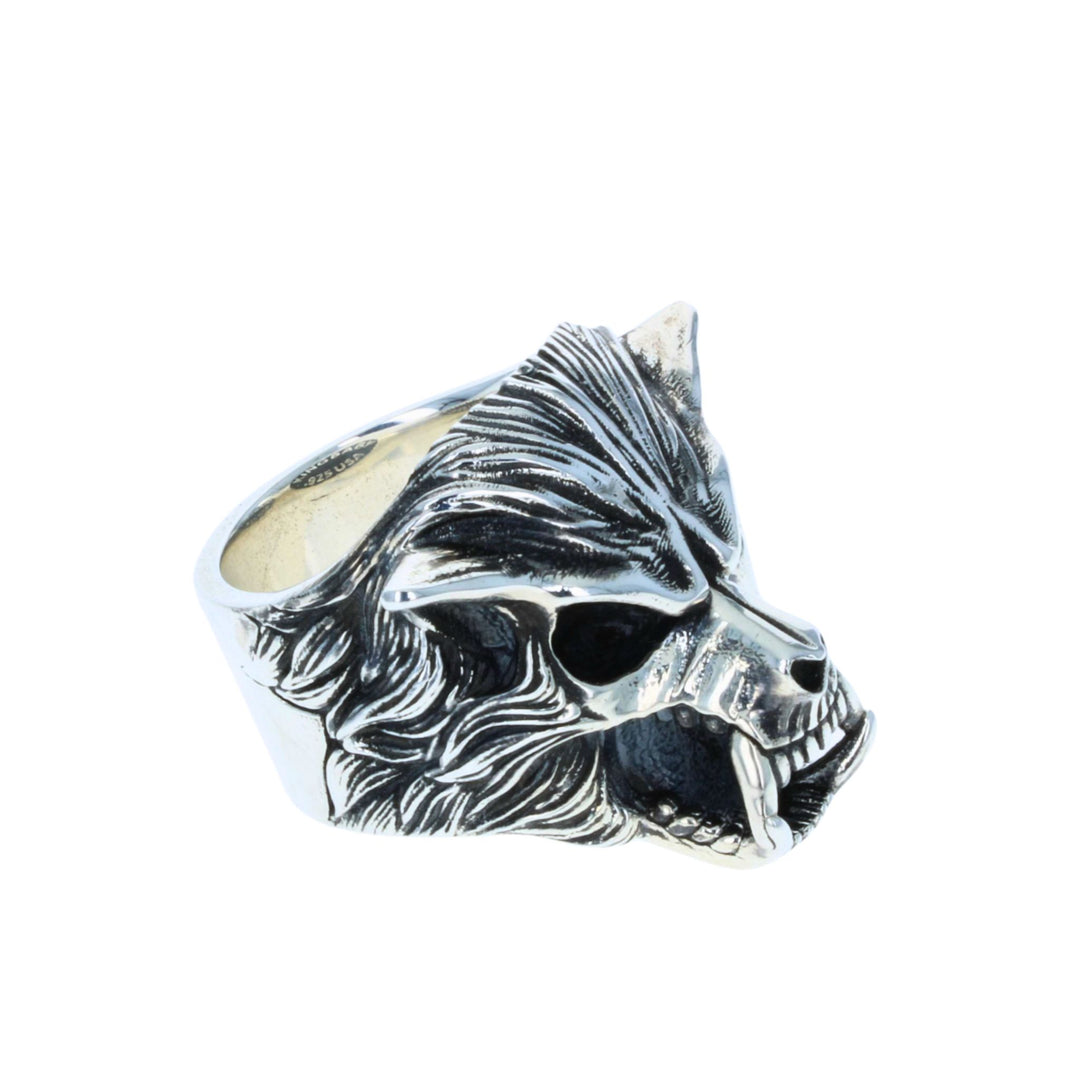 The Werewolf Skull Ring