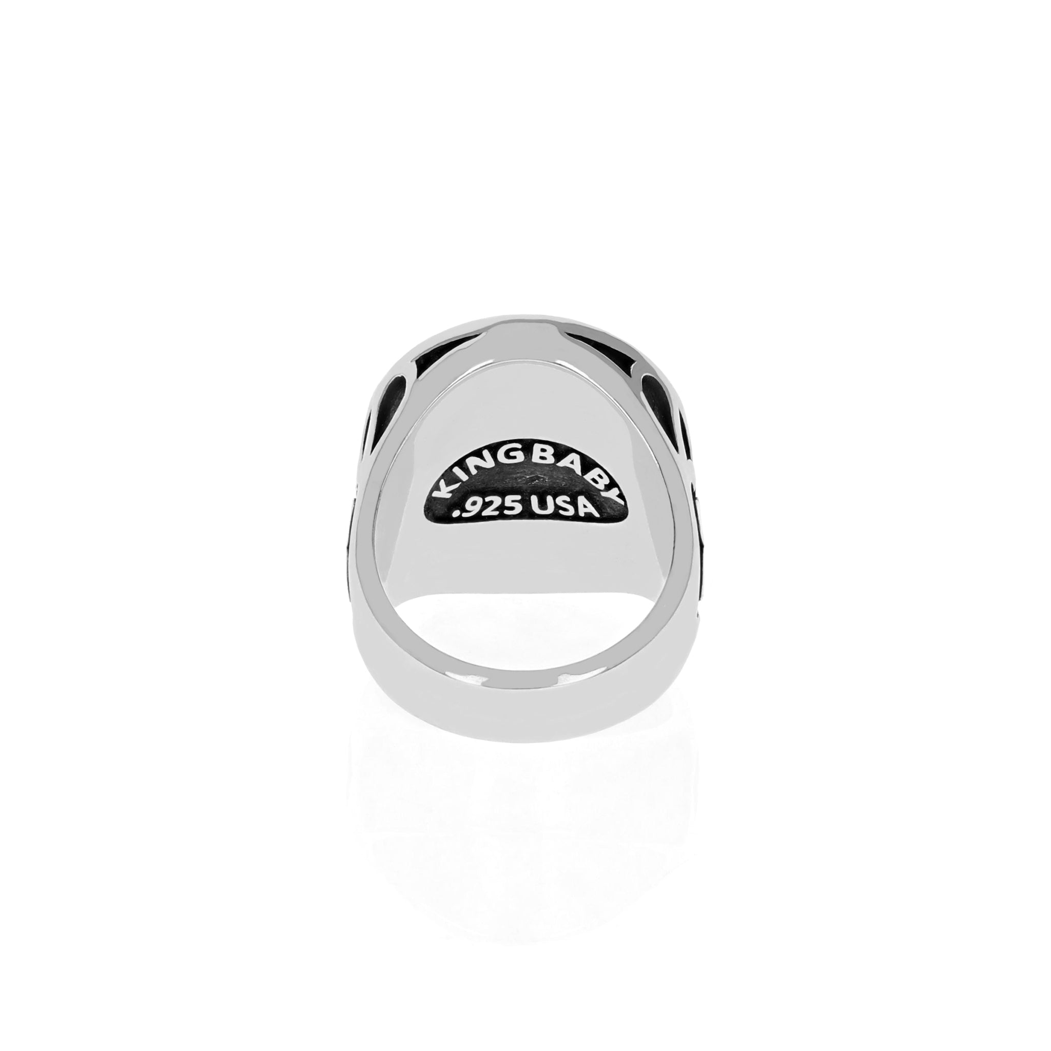 Saint Michael Ring w/ Gold Alloy – King Baby