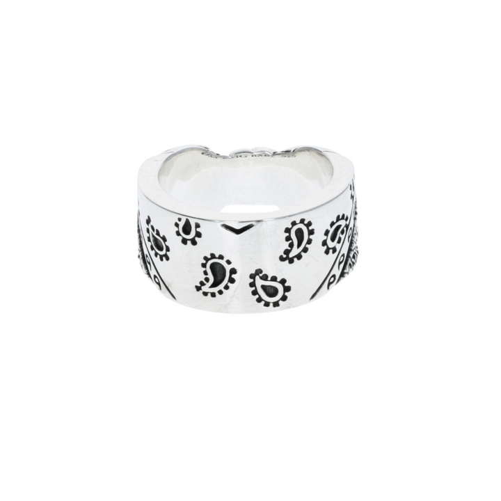 Paisley Bandana Ring on white background front