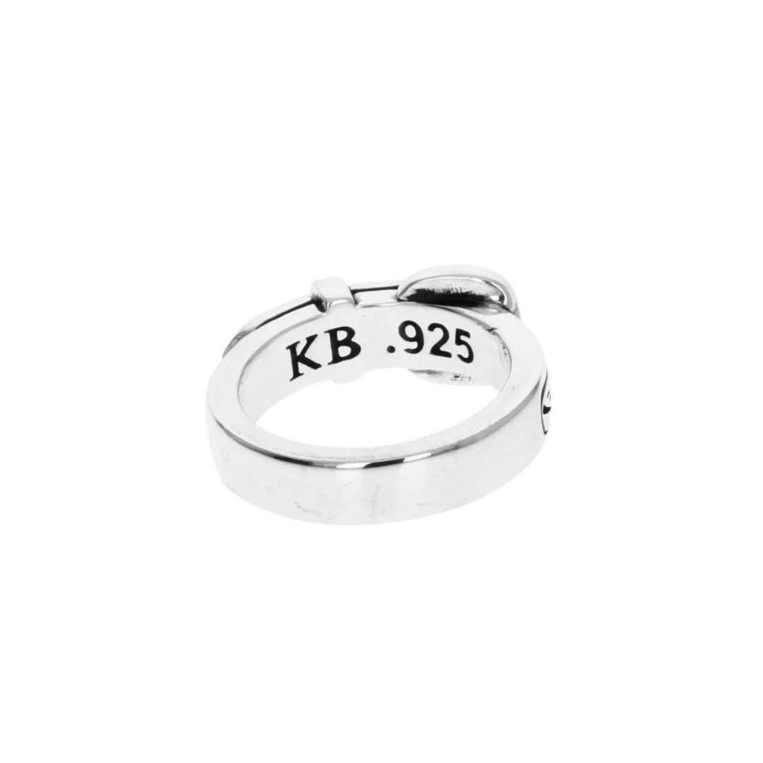 Paisley Belt Ring on white background back