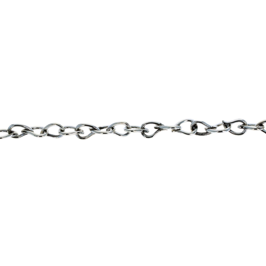 Small Paisley Link Bracelet on white background