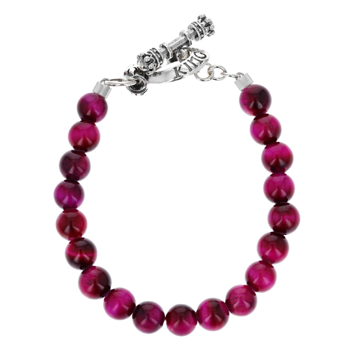 Product shot of Pink Tiger Eye Bracelet