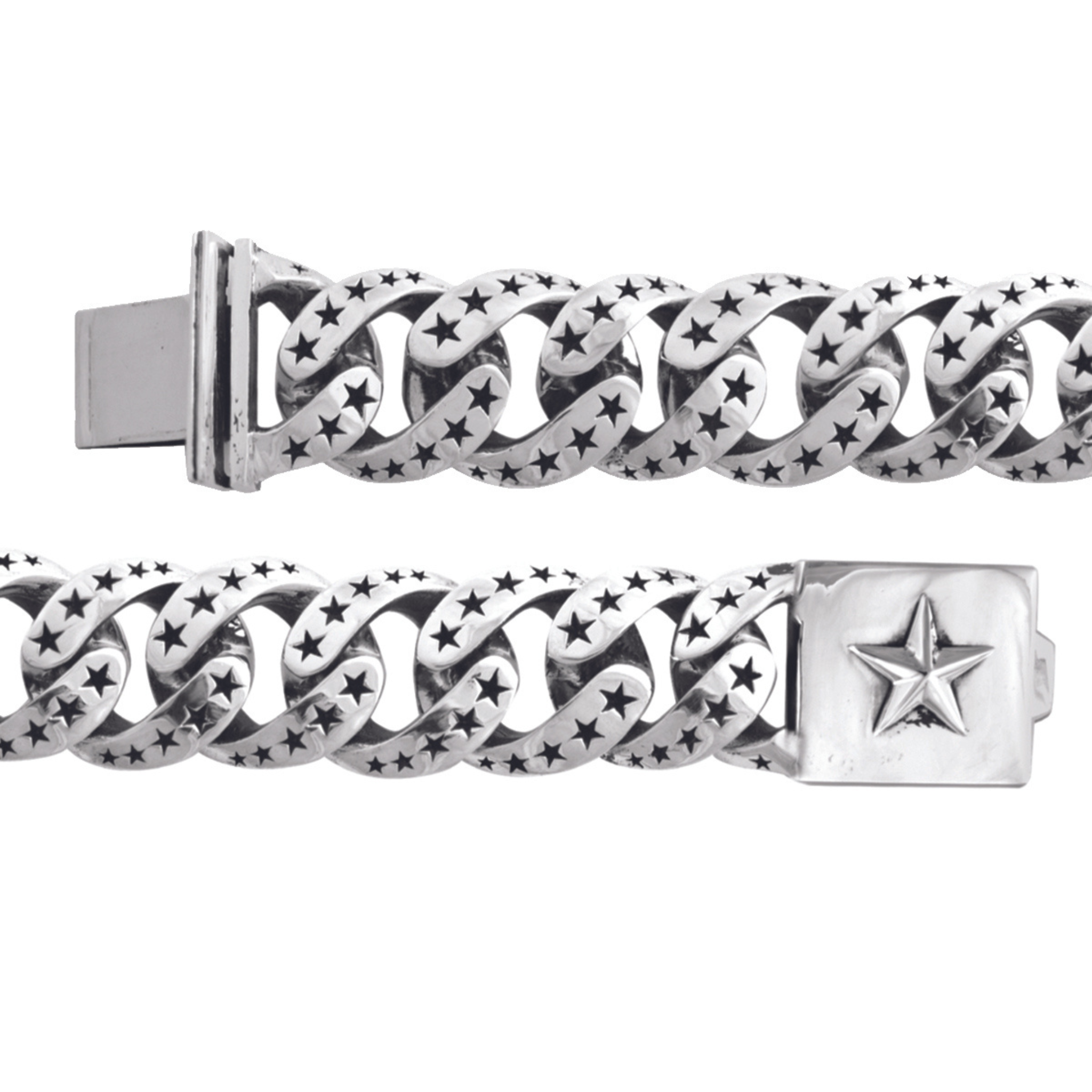 Close up product shot of Extra Large Star Link Bracelet