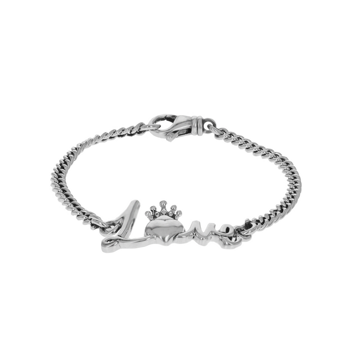 Crowned Heart Love Bracelet