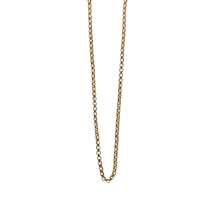 10K Gold Small Box Link Chain w/ Lobster Clasp