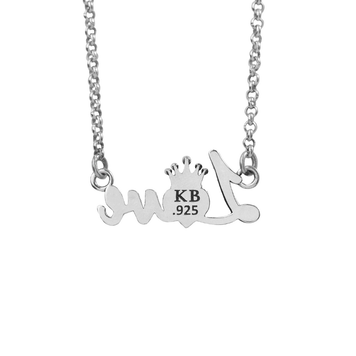 Crowned Heart Love Necklace