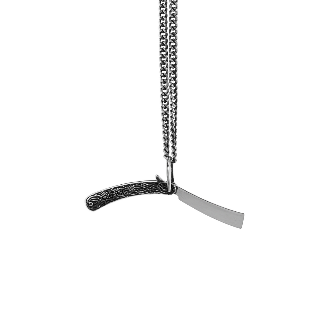 Straight Razor Pendant