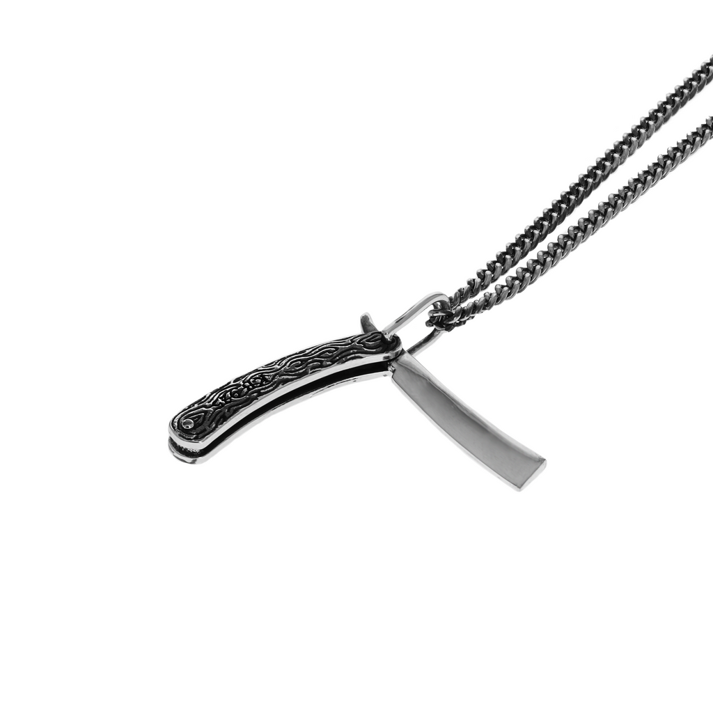 Straight Razor Pendant