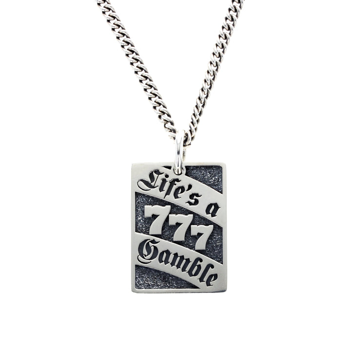 Heart Playing Card Pendant (Life's A Gamble)