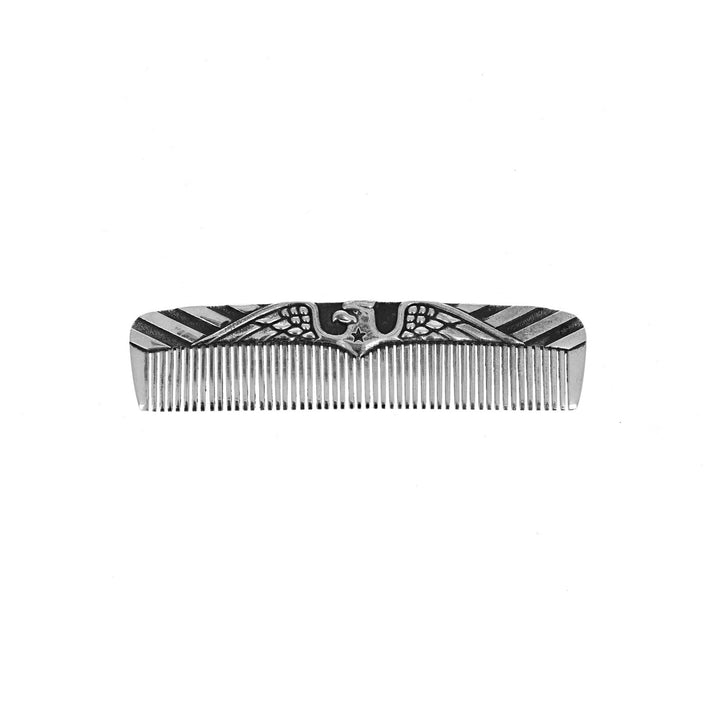 Small Silver Eagle Comb