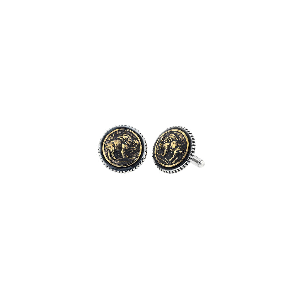 Buffalo Concho Cufflinks