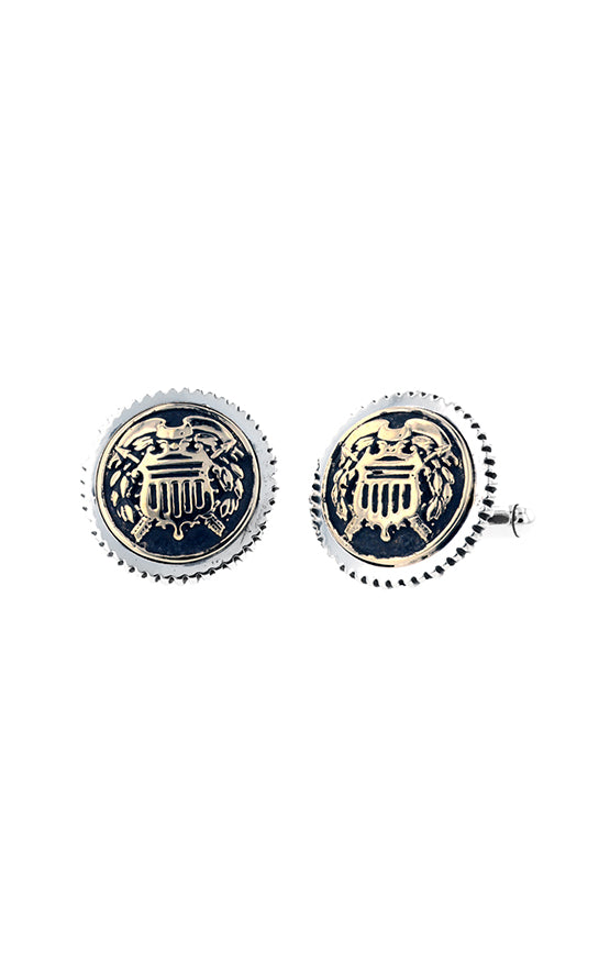 Shield Concho Cufflinks