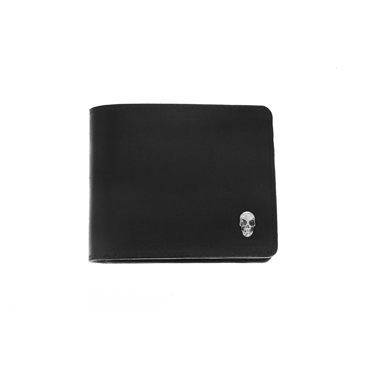 Bifold Wallet w/ Silver Skull