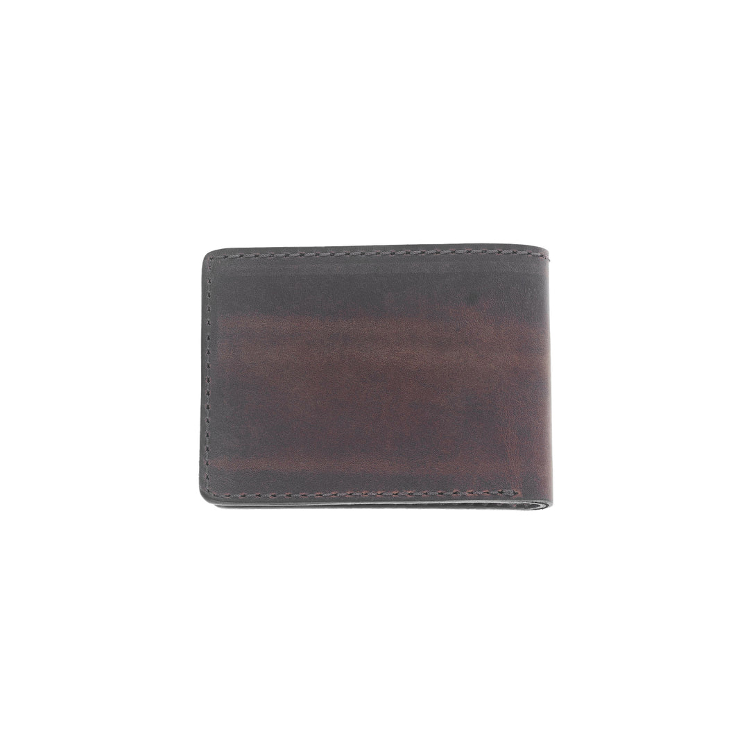 Brown Baroque Skull Bifold Wallet