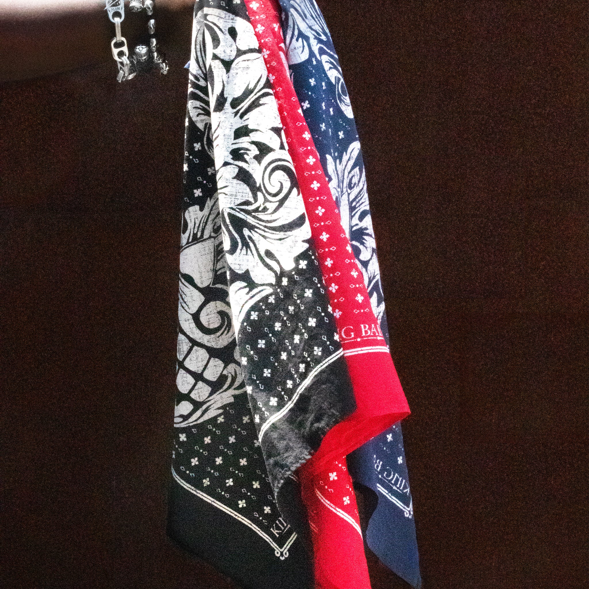 King Baby Baroque Skull Bandana