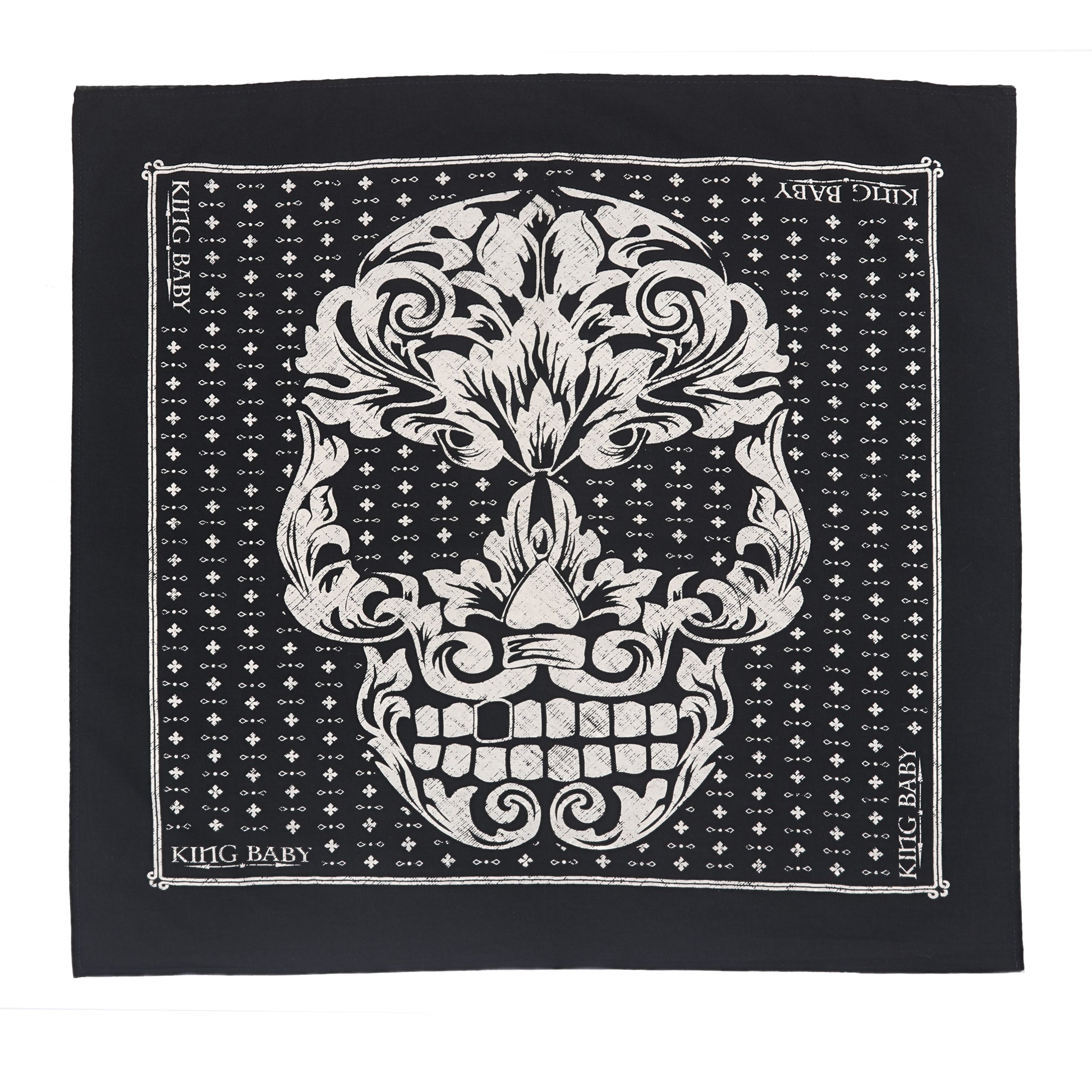 King Baby Baroque Skull Bandana