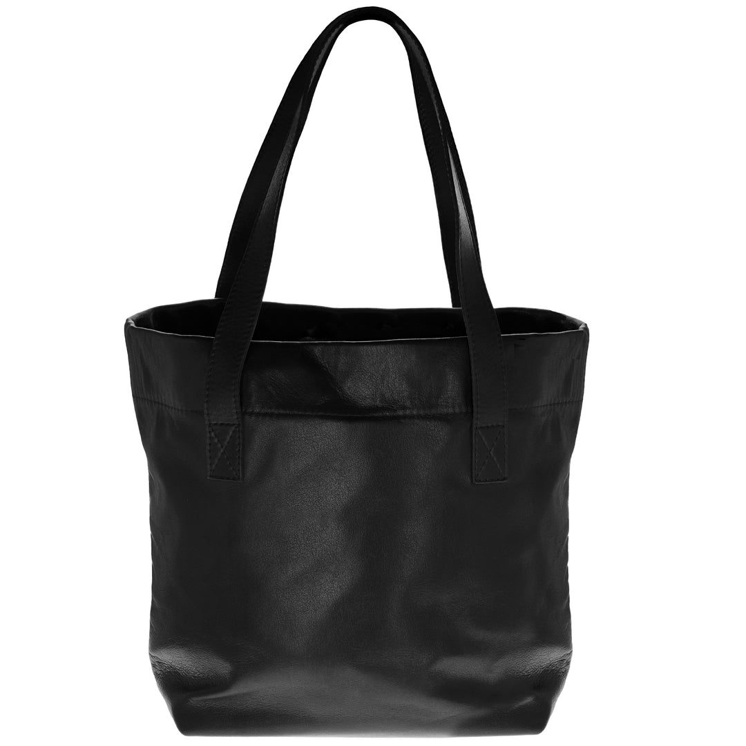 Small Leather Tote Bag