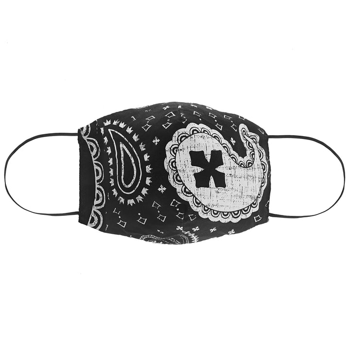 MB Cross Paisley Bandana Fabric Face Mask