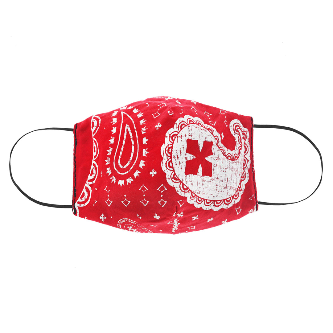 MB Cross Paisley Bandana Fabric Face Mask