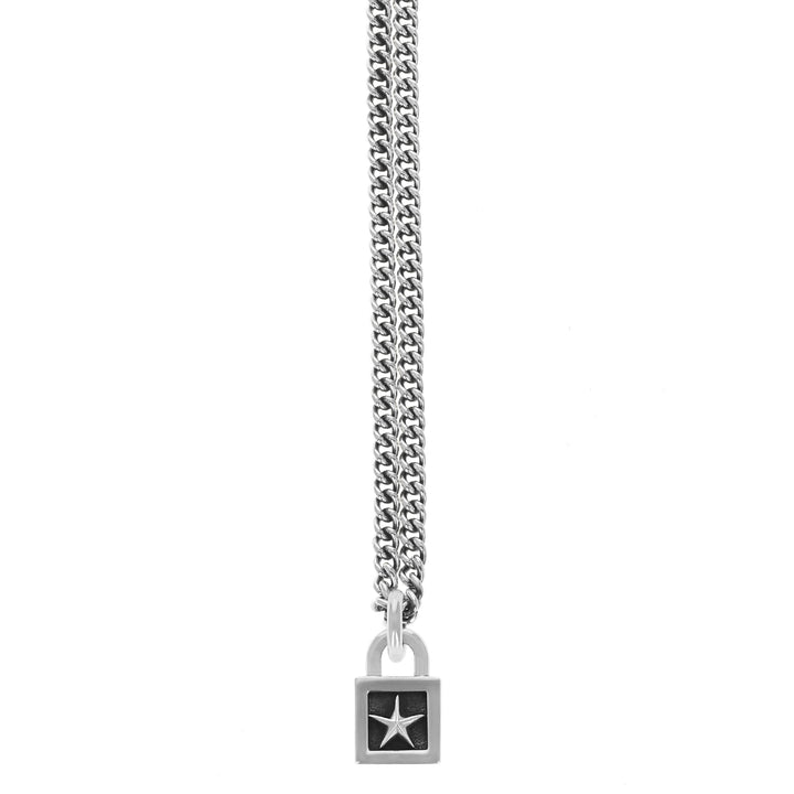 Star Padlock Pendant