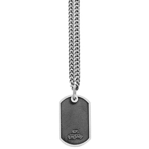 Louis Vuitton Dog Tag Pendant Necklace - Silver, Sterling Silver