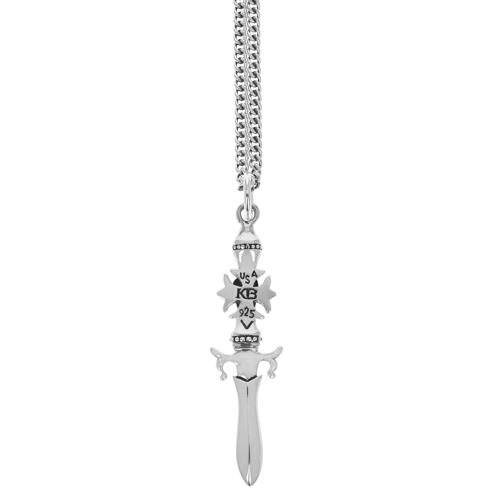 Chrome hearts necklace 60cm paper chain with dagger pendant from David  studio925 : r/QualityReps