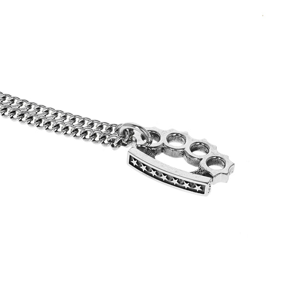 KING BABY Small Revolver Pendant ネックレス 銀 King Baby Small Alloy Traditional Cross Pendant Necklace