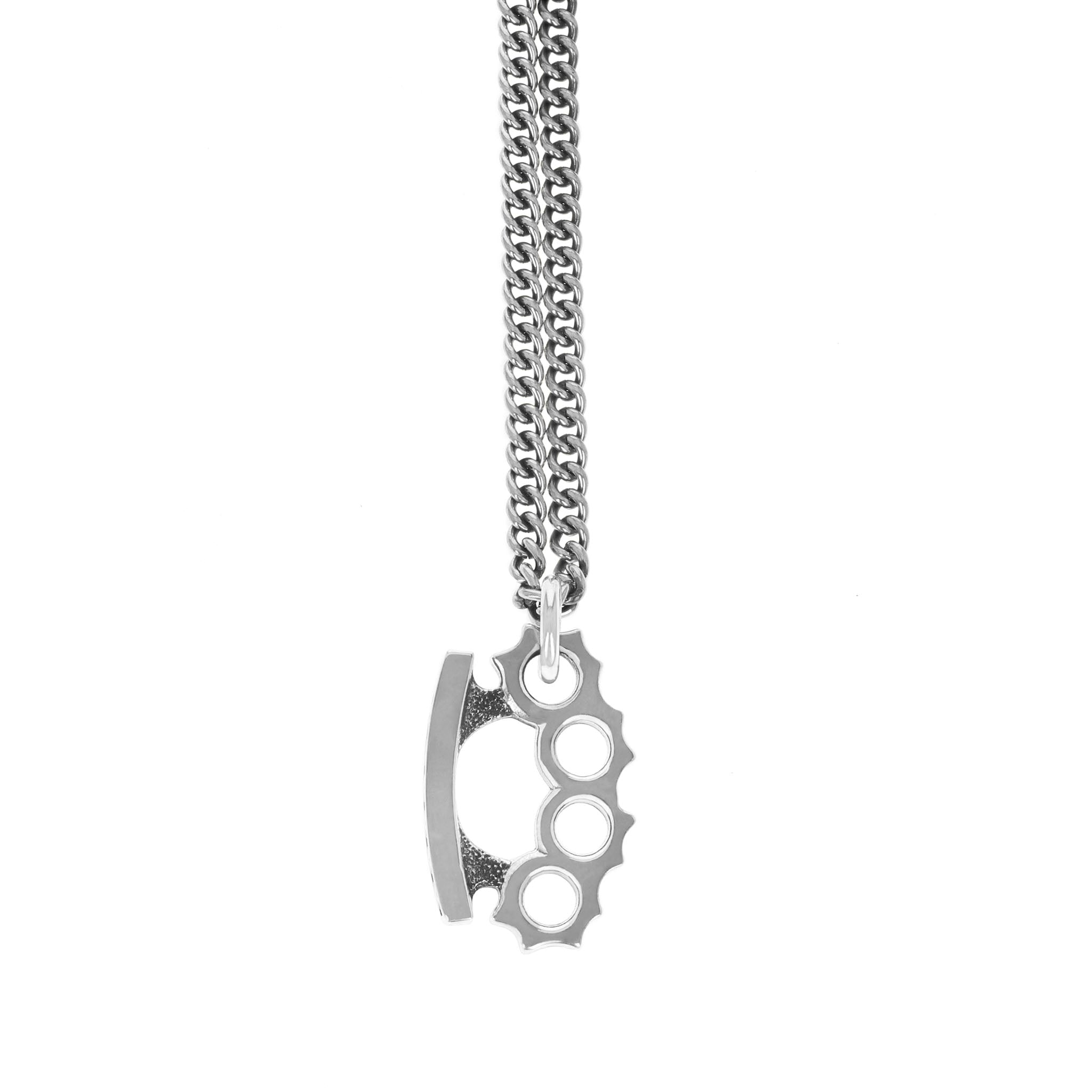 Small Brass Knuckle Pendant w/ Stars – King Baby