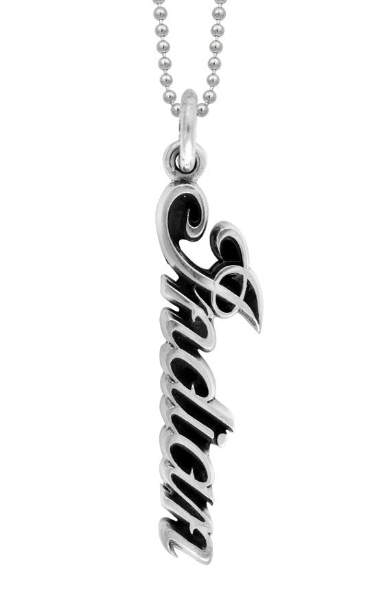 Mens Indian Script Logo Pendant | Indian Pendants For Men – King Baby