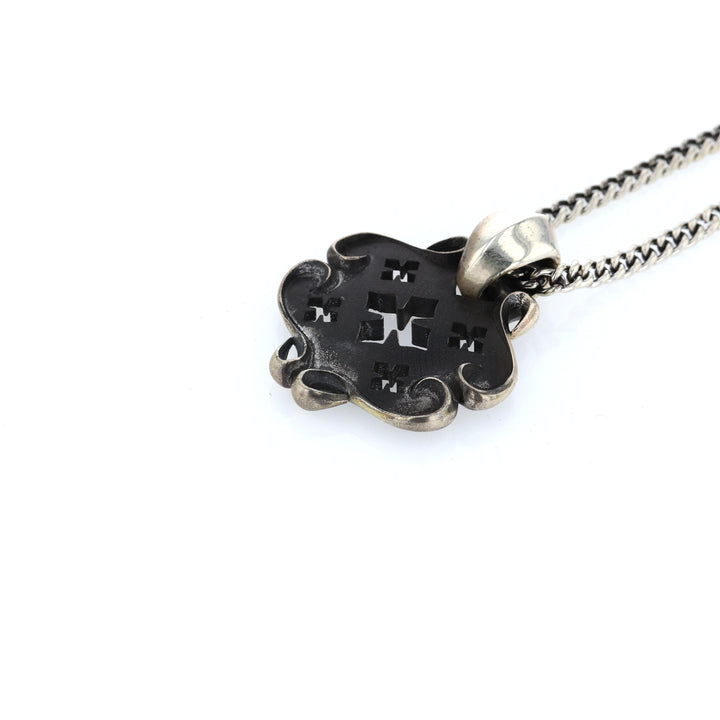 King Baby MB Cross Shield Pendant