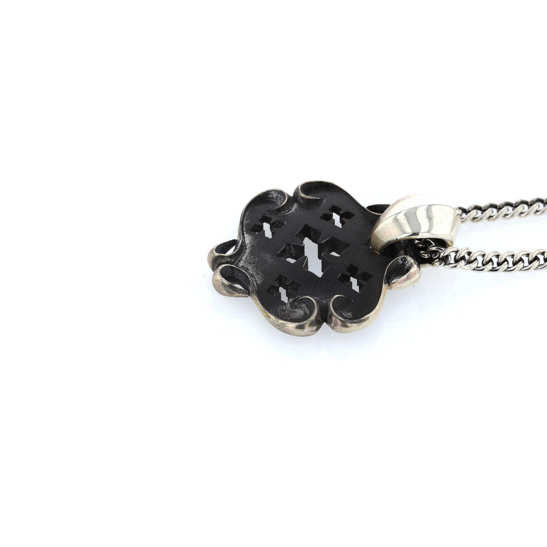 King Baby MB Cross Shield Pendant